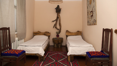 Chambres doubles confortables Сozy room à la Guest house Baibol
