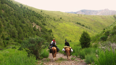 Randonnée à cheval au Kirgizstan