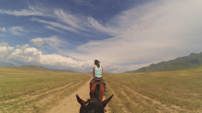 Randonnée à cheval au Kirghizstan