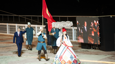 Открытие Всемирных игр кочевников в Кыргызстане