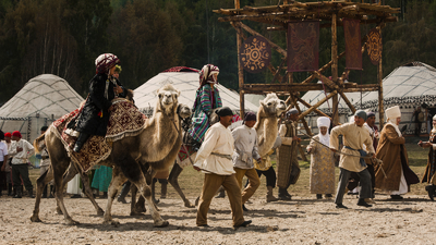 Moving demonstration Cavalier en feux Word nomad Games Baibol travel