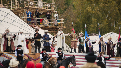 Mise en scène Tengri Word nomad Games avec Baibol travel