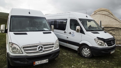 Minibus services in Kyrgyzstan