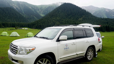 Auto-tour around lake Issyk-Kol