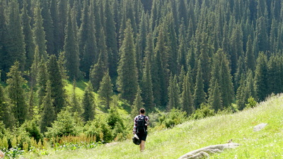 Vers les sources chaudes de Altyn - Arashan