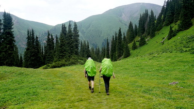 Vers les sources chaudes d'Altyn-Arashan