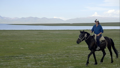 Balade à cheval autour du lac Son Kul