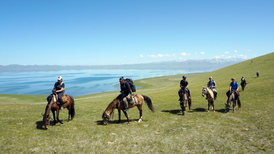 Randonnée à cheval au Kirghizistan