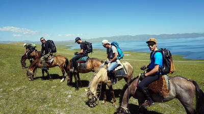 Randonnée à cheval au Kirghizistan