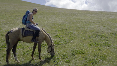 Randonnée à cheval au Kirghizistan