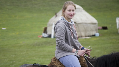 Randonnée à cheval au Kirghizistan